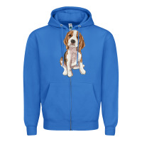 True Royal beagle Zipper Hoodie - RanaPortraitStore