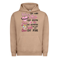 Pigment Burro christian valentines Urban Hoodie - MaliasSmallBusiness
