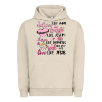 Pigment French Oak christian valentines Urban Hoodie - MaliasSmallBusiness