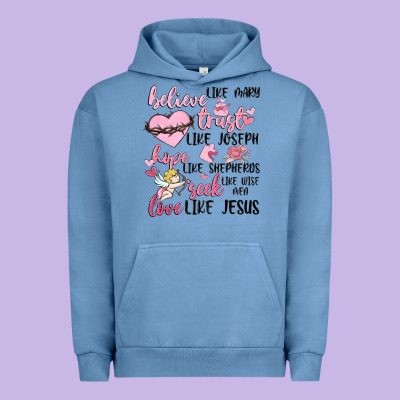 Christian Valentines Urban Hoodie Designed By Maliassmallbusiness