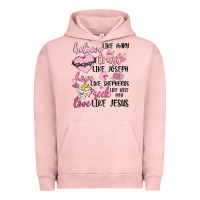 Pigment Salmon christian valentines Urban Hoodie - MaliasSmallBusiness