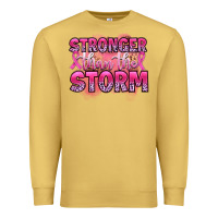 Antique Gold stronger than the storm Premium Sweatshirt - Artiststas