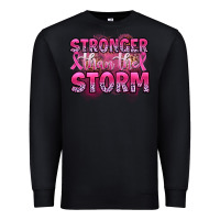 Black stronger than the storm Premium Sweatshirt - Artiststas