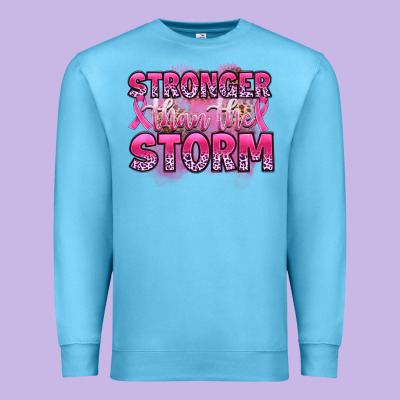 Stronger Than The Storm Premium Sweatshirt Designed By Artiststas