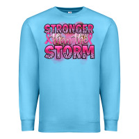 Ocean Blue stronger than the storm Premium Sweatshirt - Artiststas