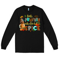 Black little pumpkin with a lot of spice Long Sleeve Tee - AdoDesignShop