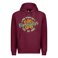 Burgundy my greatest blessing call me nana Premium Hoodie - MaliasSmallBusiness