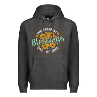 Charcoal Heather my greatest blessing call me nana Premium Hoodie - MaliasSmallBusiness