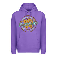Purple my greatest blessing call me nana Premium Hoodie - MaliasSmallBusiness