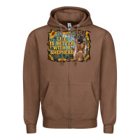 Chestnut life is better with a shepperd Zipper Hoodie - RanaPortraitStore