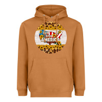 Meerkat god bless america round coaster Heavyweight Hoodie - HRA Design Shop
