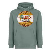 Sage god bless america round coaster Heavyweight Hoodie - HRA Design Shop