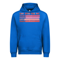 Cobalt god says you are Urban Hoodie - MaliasSmallBusiness
