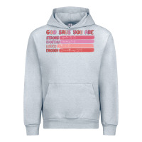 Heather Grey god says you are Urban Hoodie - MaliasSmallBusiness