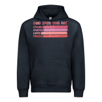 Navy god says you are Urban Hoodie - MaliasSmallBusiness
