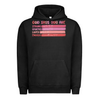 Pigment Black god says you are Urban Hoodie - MaliasSmallBusiness