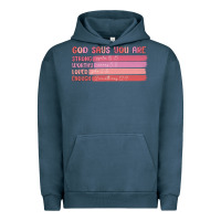 Pigment Midnight Navy god says you are Urban Hoodie - MaliasSmallBusiness