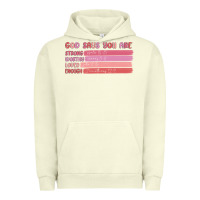 Pigment Pistachio god says you are Urban Hoodie - MaliasSmallBusiness