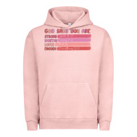 Pigment Salmon god says you are Urban Hoodie - MaliasSmallBusiness