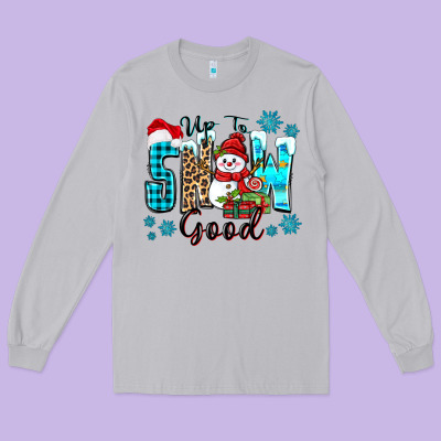 Up To Snow Good Long Sleeve Tee Designed By Zillion Design Studio