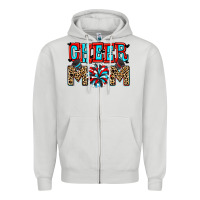 Dove Grey Cheer mom Zipper Hoodie - Zillion Design Studio