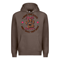 Coffee i have two titles aunt and dog mom Premium Hoodie - MaliasSmallBusiness