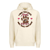 Tofu i have two titles aunt and dog mom Premium Hoodie - MaliasSmallBusiness