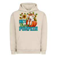 Pigment French Oak Hey there pumpkin Lamb Urban Hoodie - NancyCooperArtShop