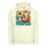 Pigment Pistachio Hey there pumpkin Lamb Urban Hoodie - NancyCooperArtShop