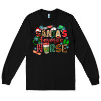 Black santa's favorite nurse Long Sleeve Tee - Zillion Design Studio