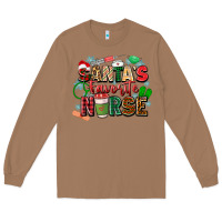 Toasted Coconut santa's favorite nurse Long Sleeve Tee - Zillion Design Studio