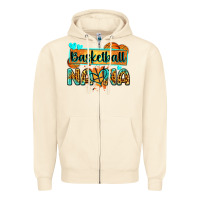 Sandshell basketball nana with leopard Zipper Hoodie - Zillion Design Studio