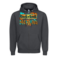 Smoke basketball nana with leopard Zipper Hoodie - Zillion Design Studio