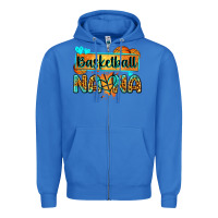 True Royal basketball nana with leopard Zipper Hoodie - Zillion Design Studio