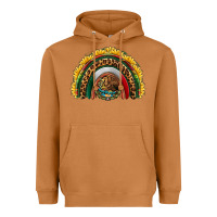 Meerkat mexico sunflower rainbow Heavyweight Hoodie - HRA Design Shop