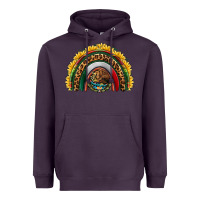 Plum mexico sunflower rainbow Heavyweight Hoodie - HRA Design Shop