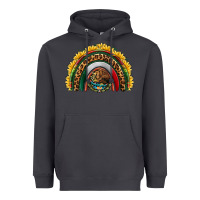 Smoke mexico sunflower rainbow Heavyweight Hoodie - HRA Design Shop