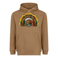 Toasted Coconut mexico sunflower rainbow Heavyweight Hoodie - HRA Design Shop