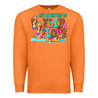Carrot life is better in flip flops Premium Sweatshirt - AdoDesignShop