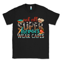 Black not all superheroes wear capes with books Classic Tee - texasbilliewilder