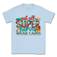 Dusty Blue not all superheroes wear capes with books Classic Tee - texasbilliewilder