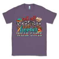 Lavender not all superheroes wear capes with books Classic Tee - texasbilliewilder