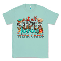 Seafoam not all superheroes wear capes with books Classic Tee - texasbilliewilder