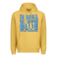 Antique Gold in april we wear blue autism awareness Premium Hoodie - MaliasSmallBusiness