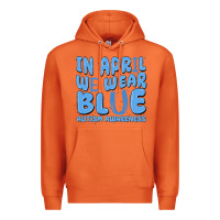 Carrot in april we wear blue autism awareness Premium Hoodie - MaliasSmallBusiness