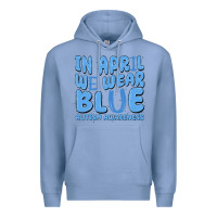 Colony Blue in april we wear blue autism awareness Premium Hoodie - MaliasSmallBusiness