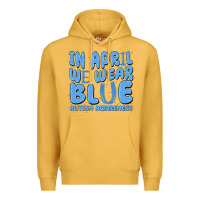 Mustard in april we wear blue autism awareness Premium Hoodie - MaliasSmallBusiness