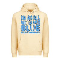 Pina Colada in april we wear blue autism awareness Premium Hoodie - MaliasSmallBusiness