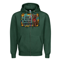 Sports Green life is better with a labrador Zipper Hoodie - RanaPortraitStore