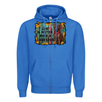 True Royal life is better with a labrador Zipper Hoodie - RanaPortraitStore